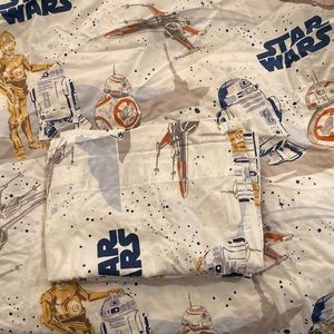 Star Wars r2d2 and C-3PO organic cotton twin fitted sheet only and 1 pillow case